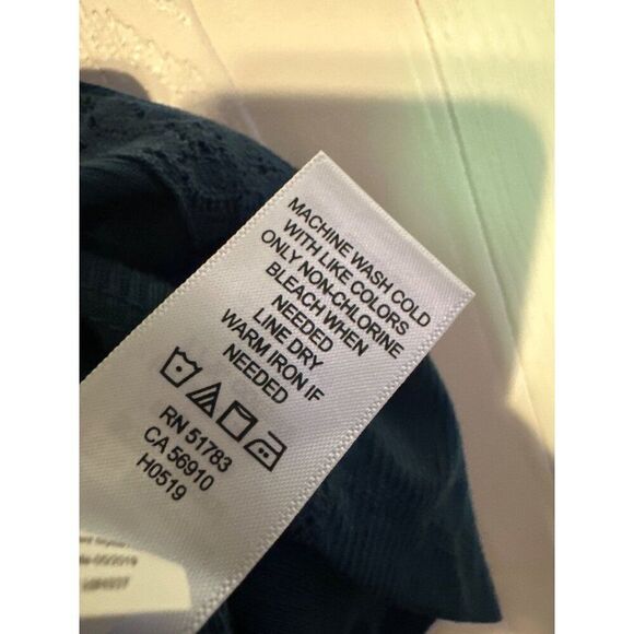 NWT Maurice’s Solid Ribbed Crochet Trim Henley Tank Top SZ XS - Picture 10 of 11